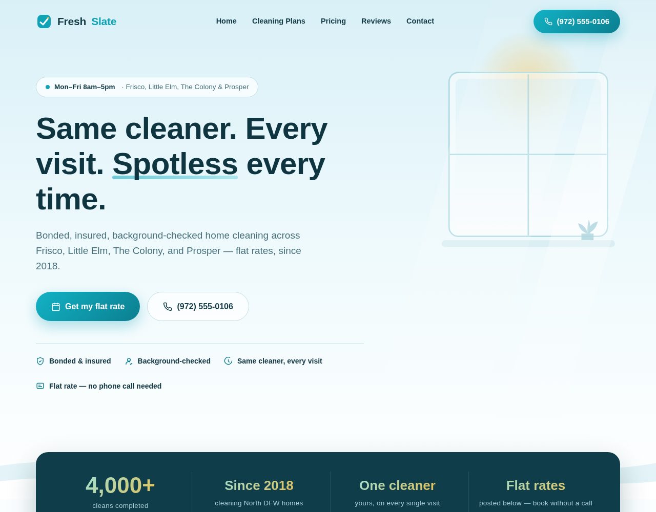 Home cleaning website build